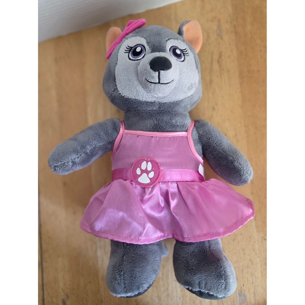 Build A Bear BAB Great Wolf Lodge Violet Plush Stuffed Animal Dressed Retired 12